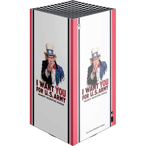 Uncle Sam Vintage War Poster XBox Series X Digital Edition Console Skin